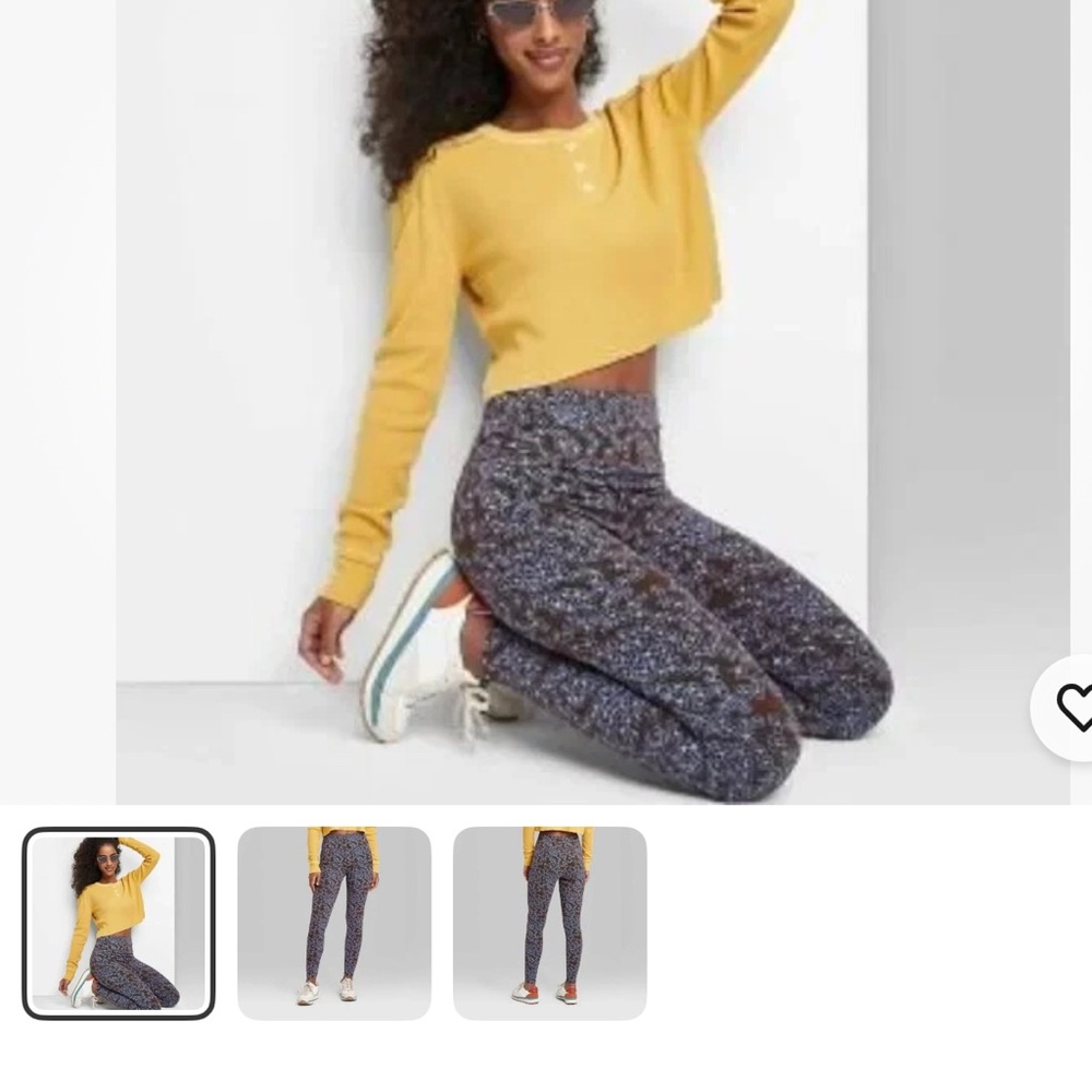 Wild Fable Multicolor Patterned Leggings